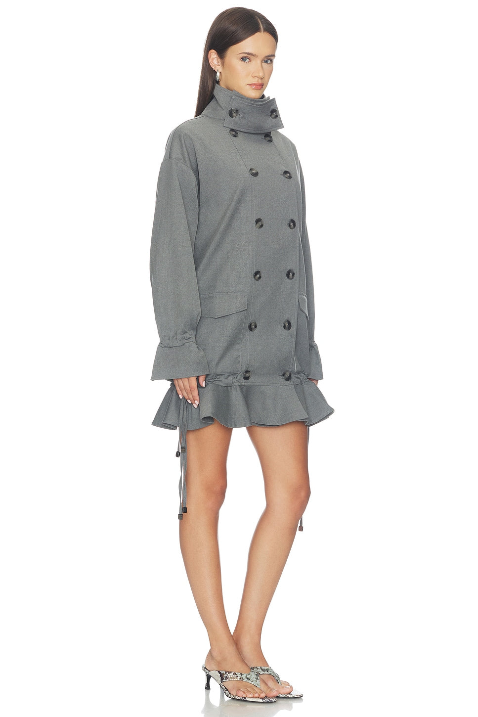 Wilfred Dress Coat Line & Dot