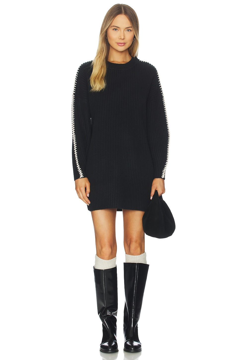 Ingrid Crew Neck Mini Dress Rag & Bone