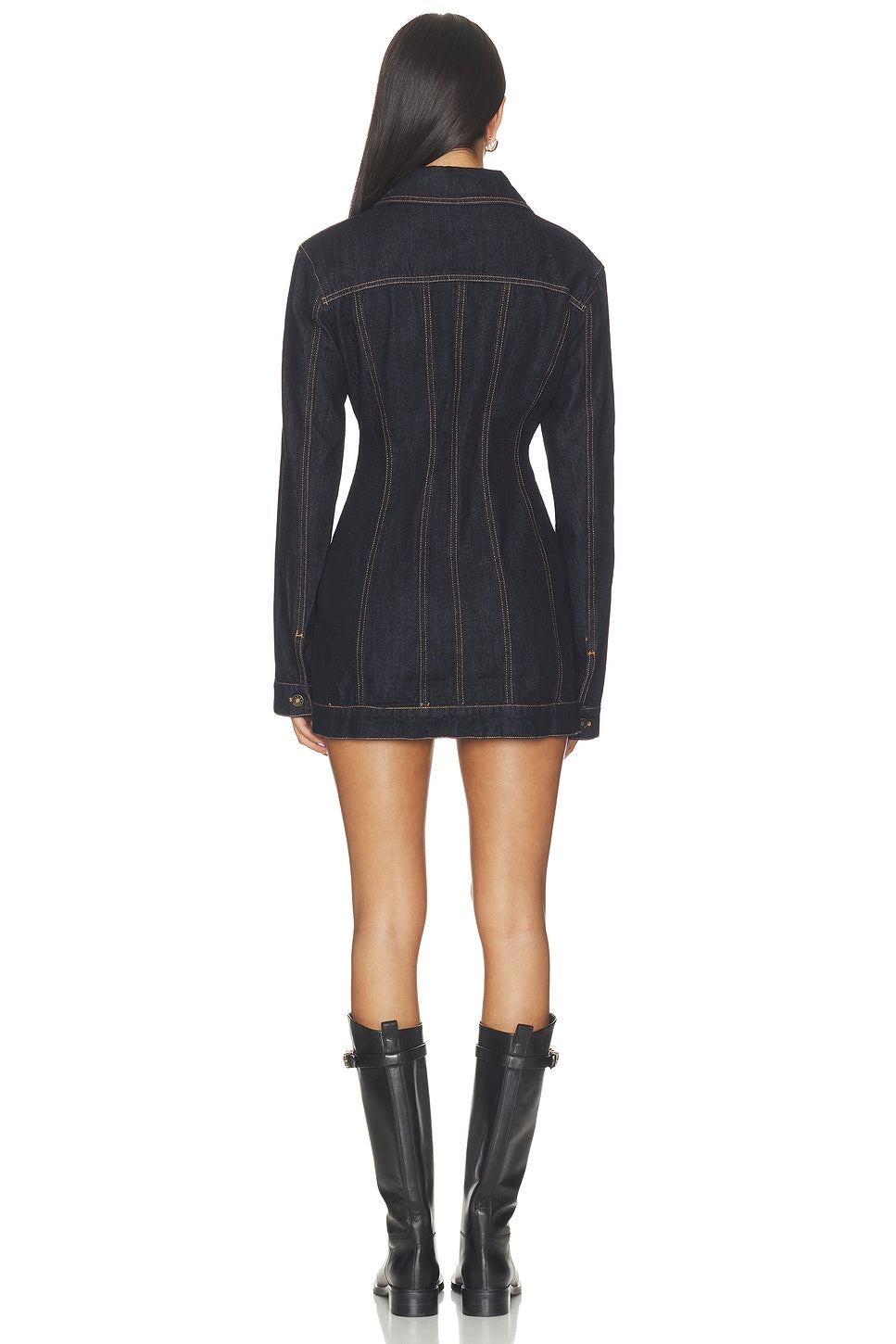 Rider Denim Mini Dress LIONESS