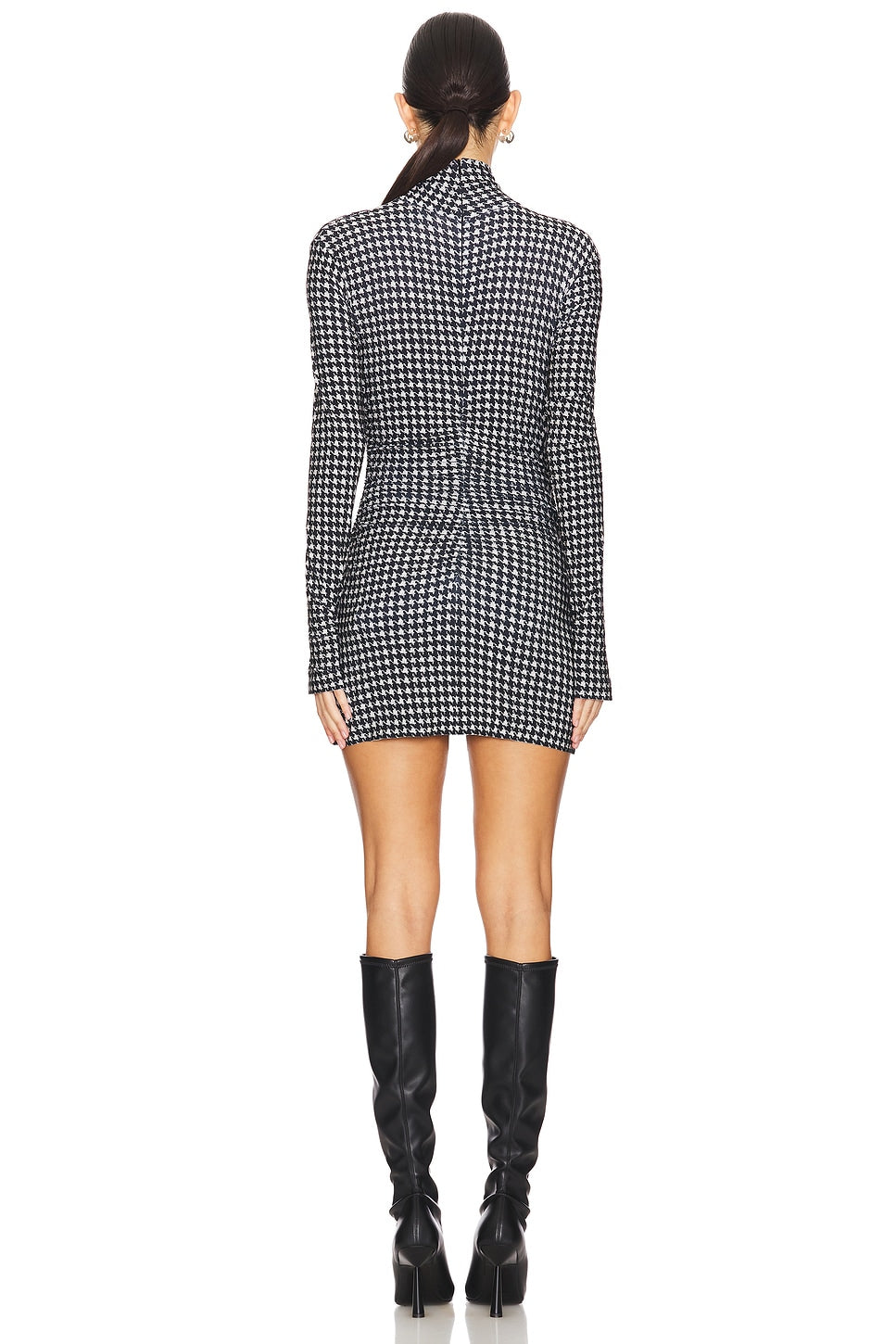 Long Sleeve Turtleneck Pickleball Dress Norma Kamali