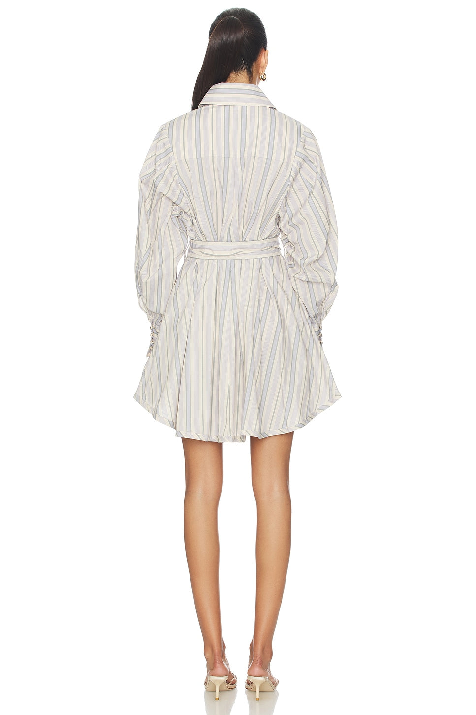 Stripe Tuck Mini Dress Zimmermann