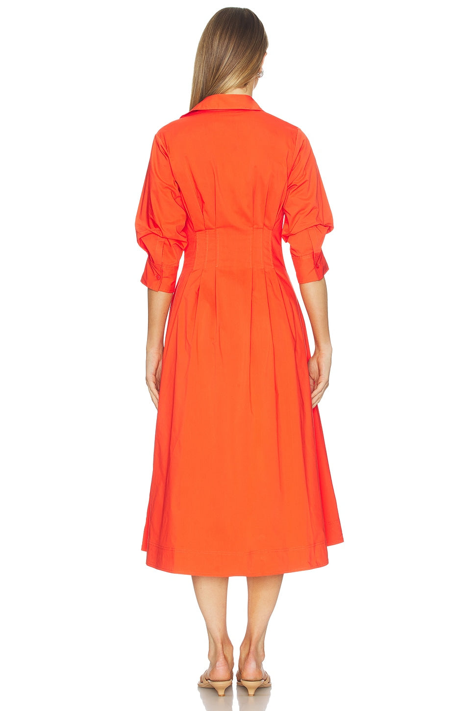 Jazz Pintuck Midi Dress SIMKHAI