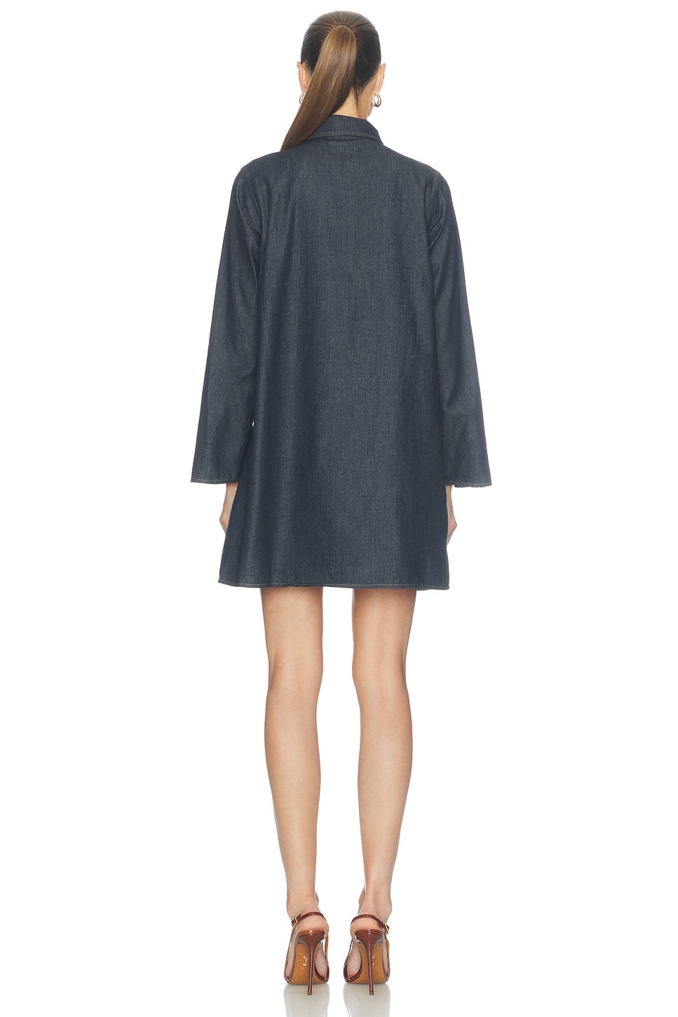 The Denim Tuxedo Dress FRAME