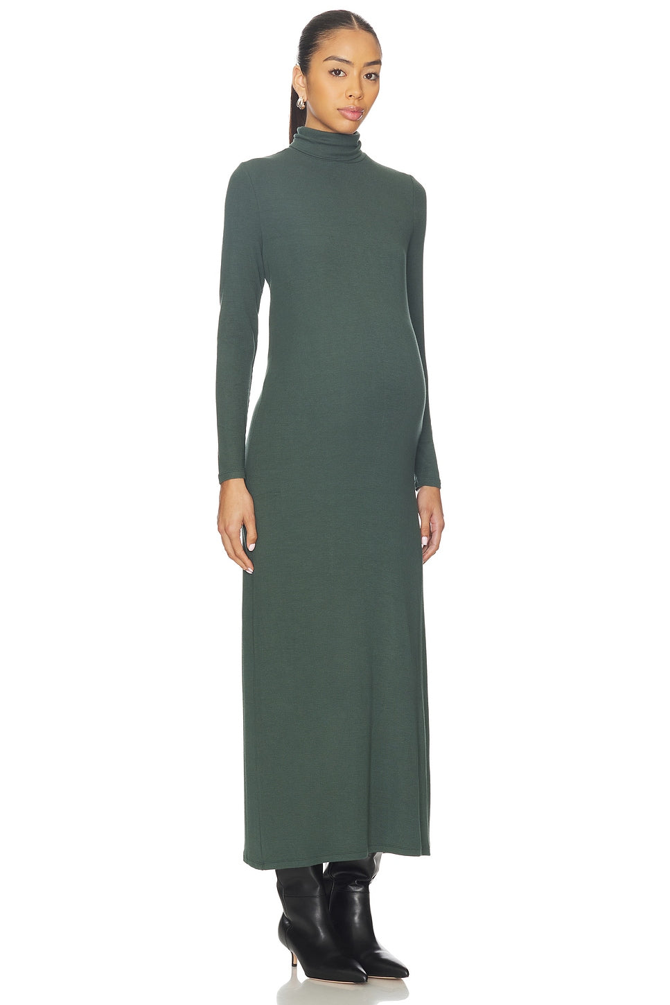 The Softest Rib Turtleneck Dress HATCH