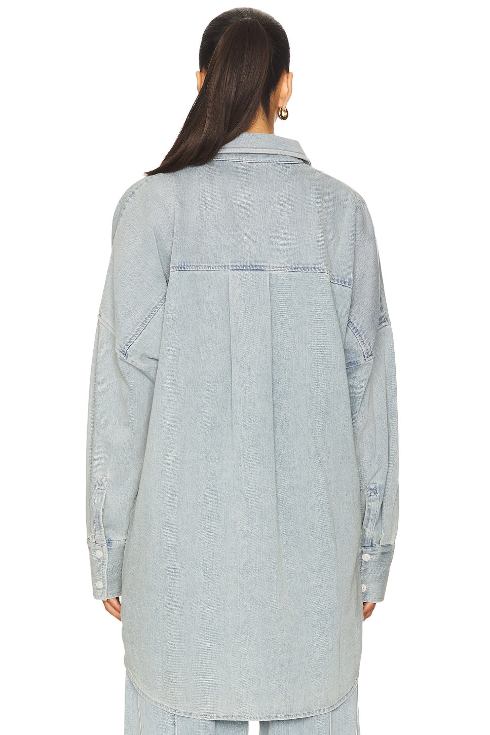 Denim Oversized Shirt Dress BUMPSUIT