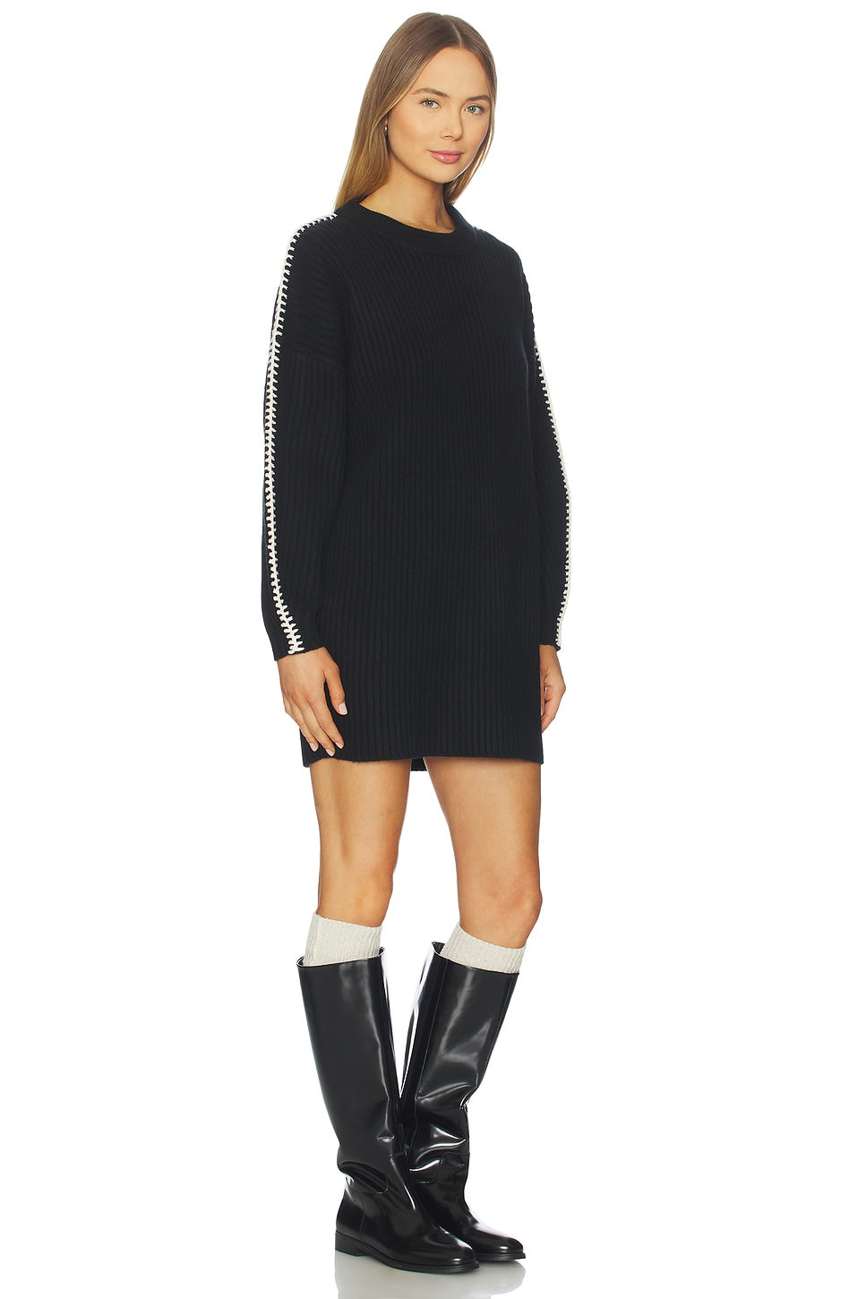 Ingrid Crew Neck Mini Dress Rag & Bone