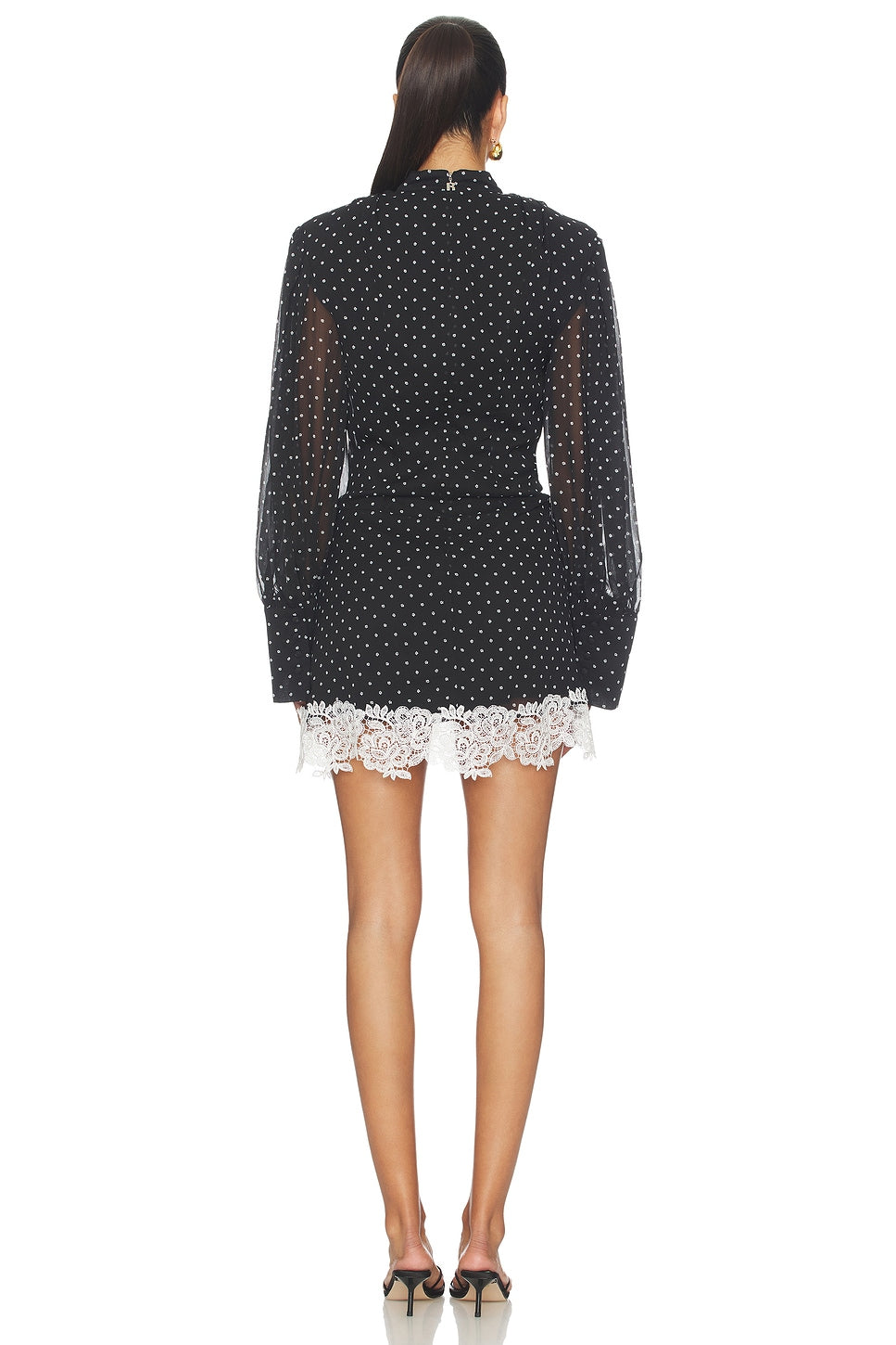 Mini Dress Longsleeve Lace Detail ROTATE