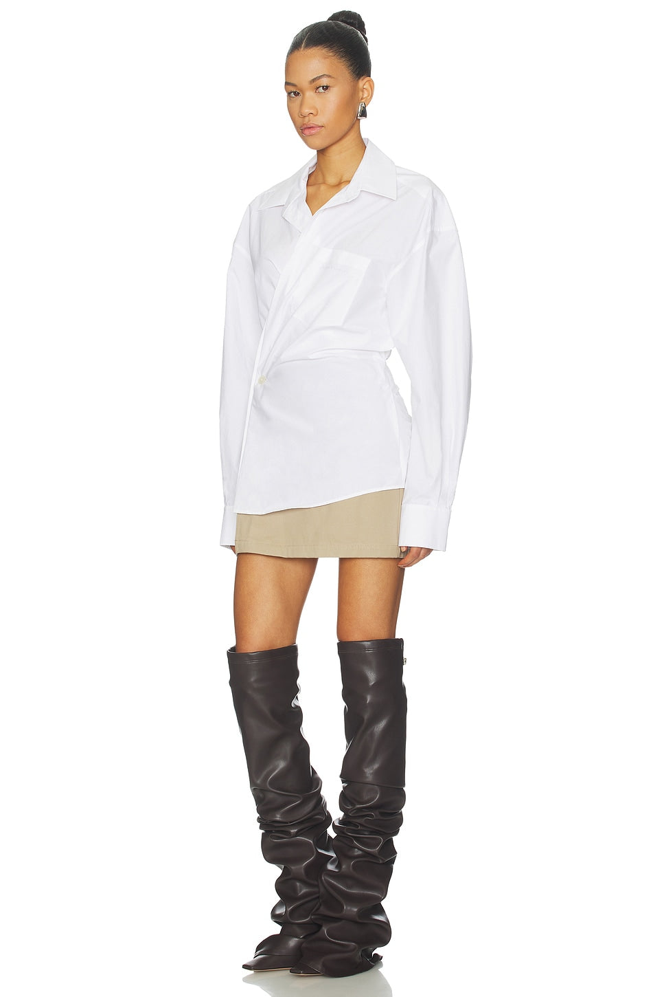 Pre-Styled Mini Wrap Dress Alexander Wang