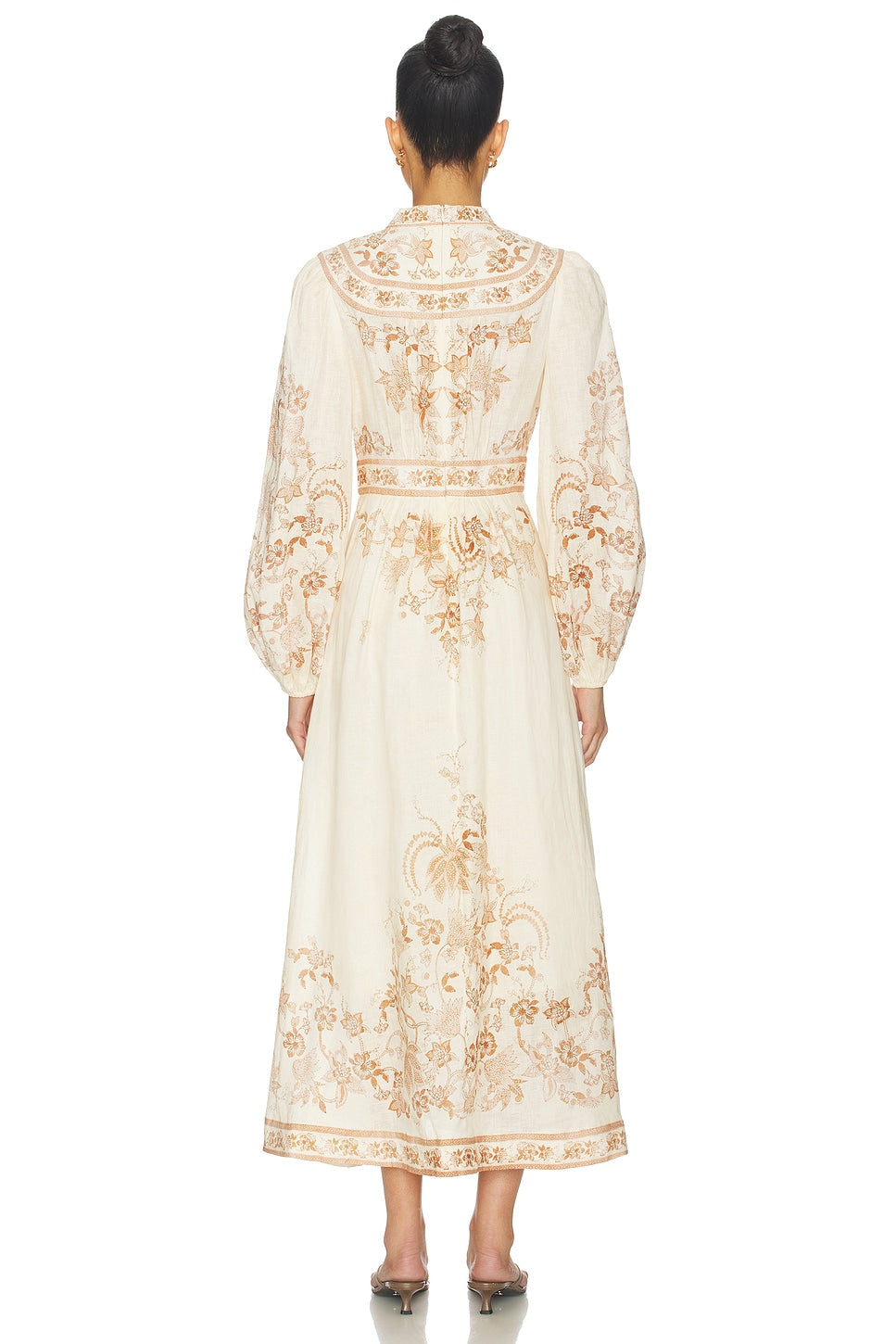 Indra Plunge Midi Dress Zimmermann