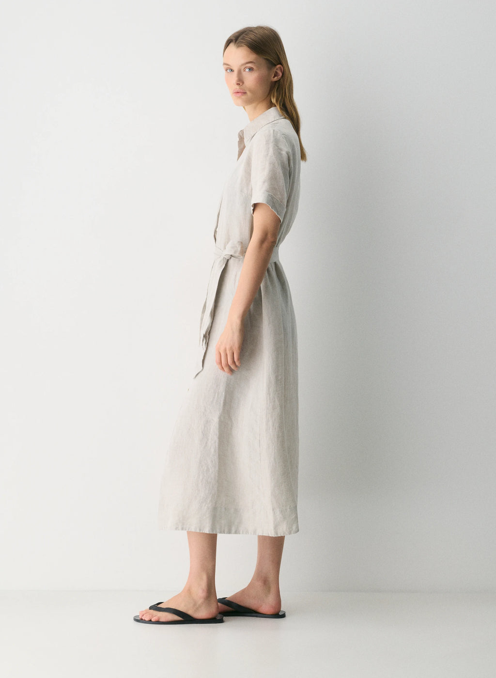 Eleta Linen Maxi Dress