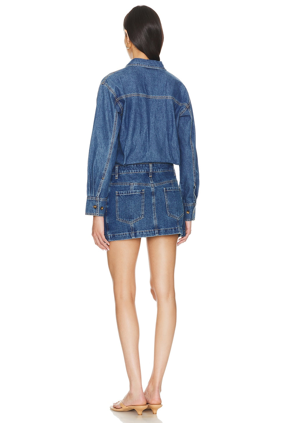 Overturn Denim Mini Dress is Sold Out