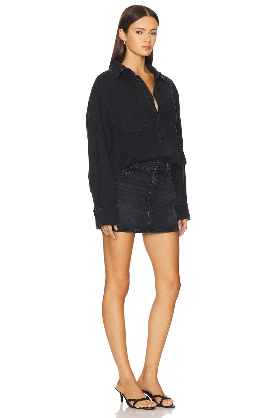 Denim Shirt Dress Good American