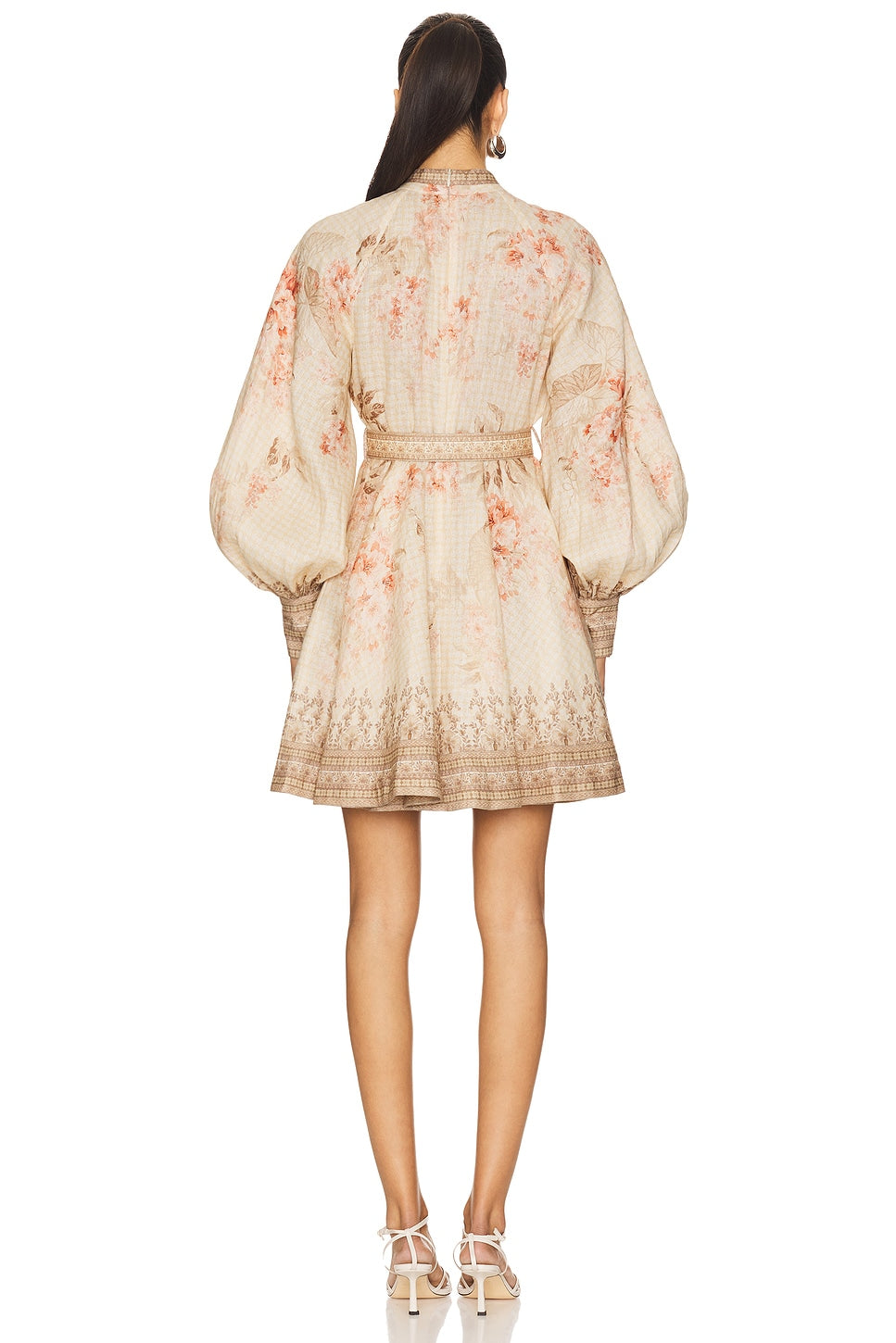 Illuminate Buttoned Mini Dress Zimmermann