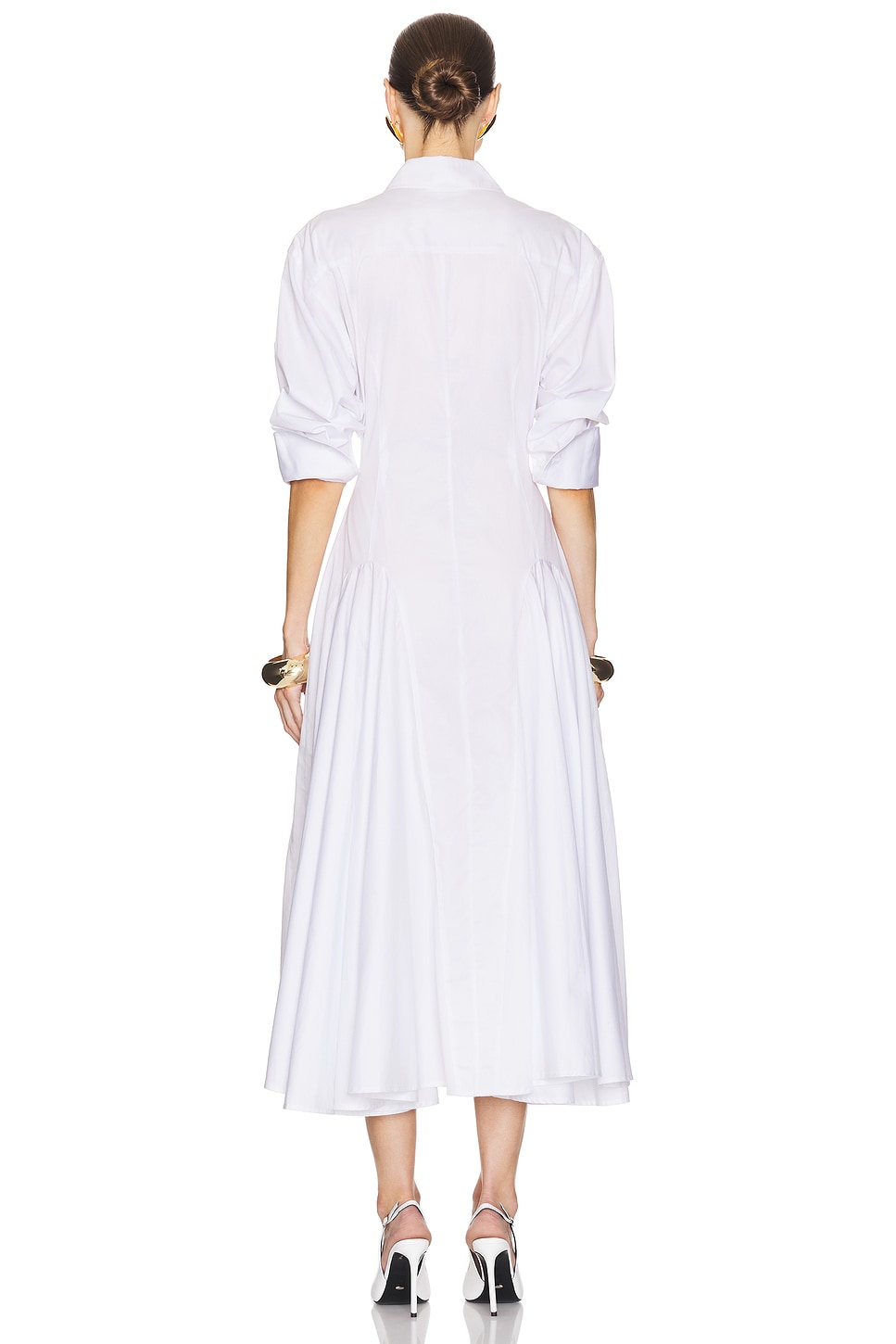 Godet Shirt Dress Helsa