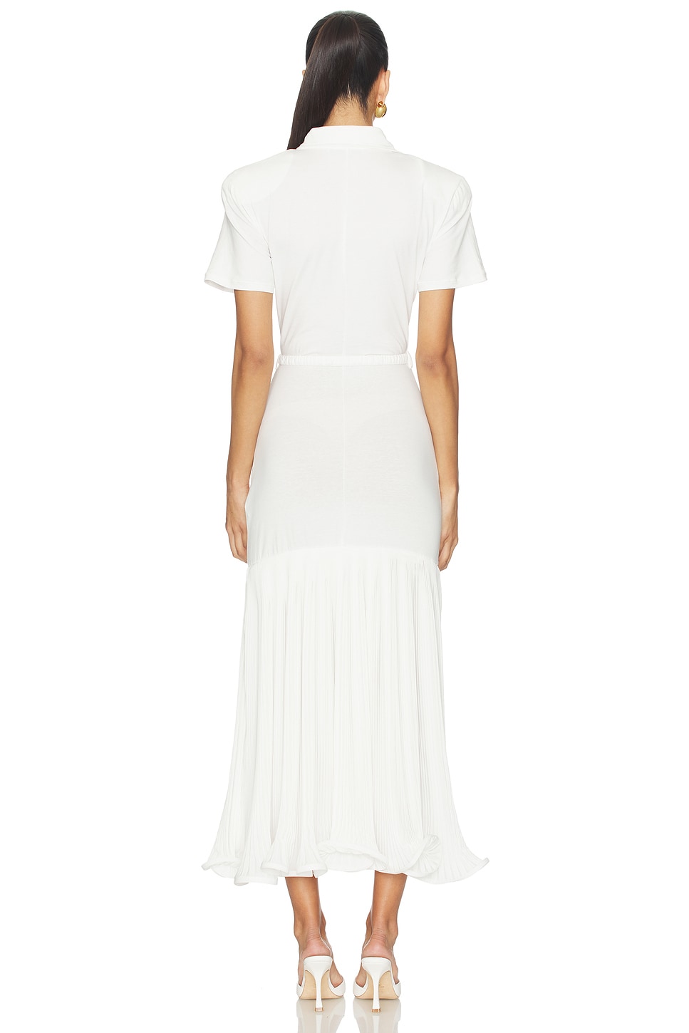 Polo Dress With Pleated Skirt Rowen Rose
