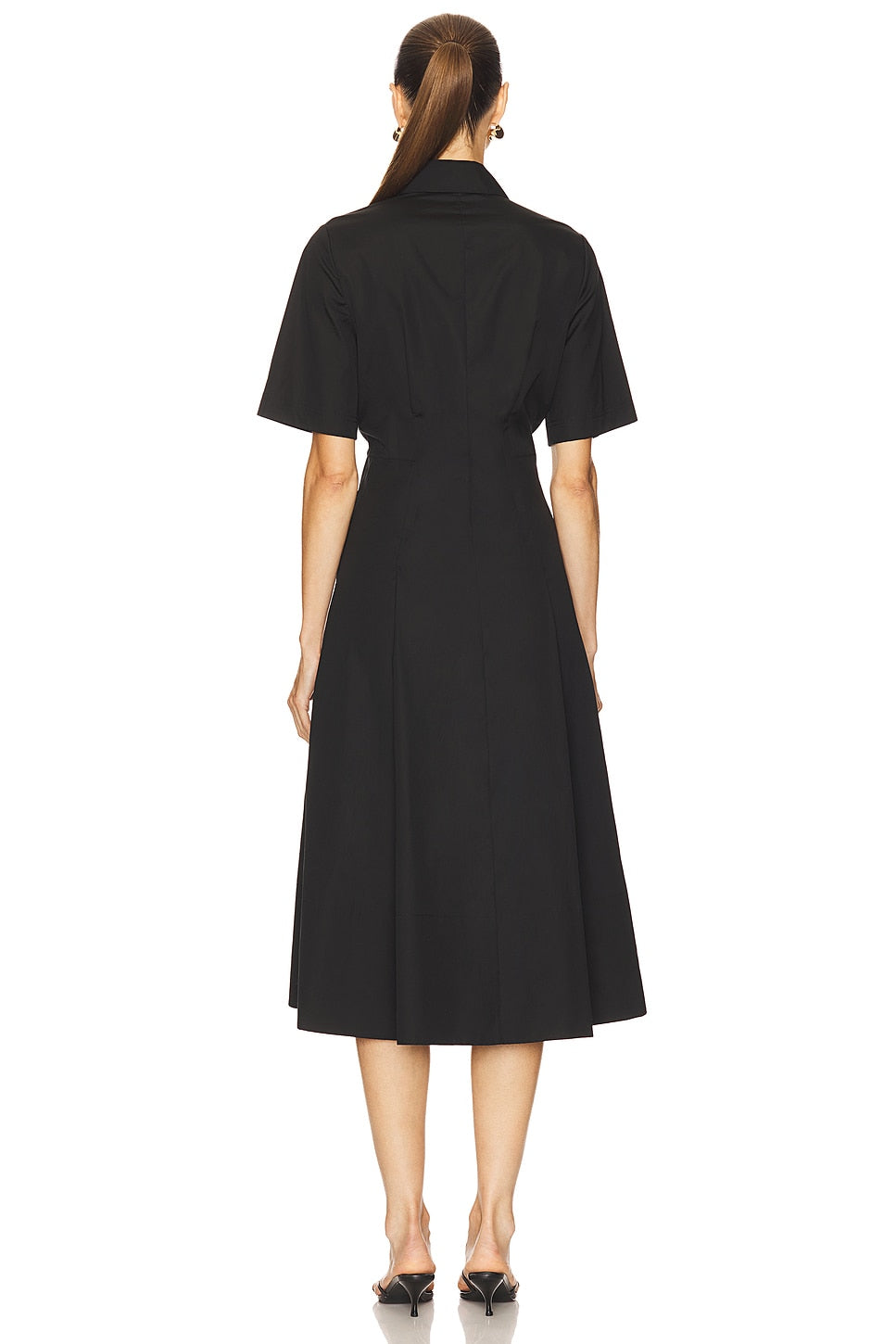 Short Sleeve Shirt Dress Vince