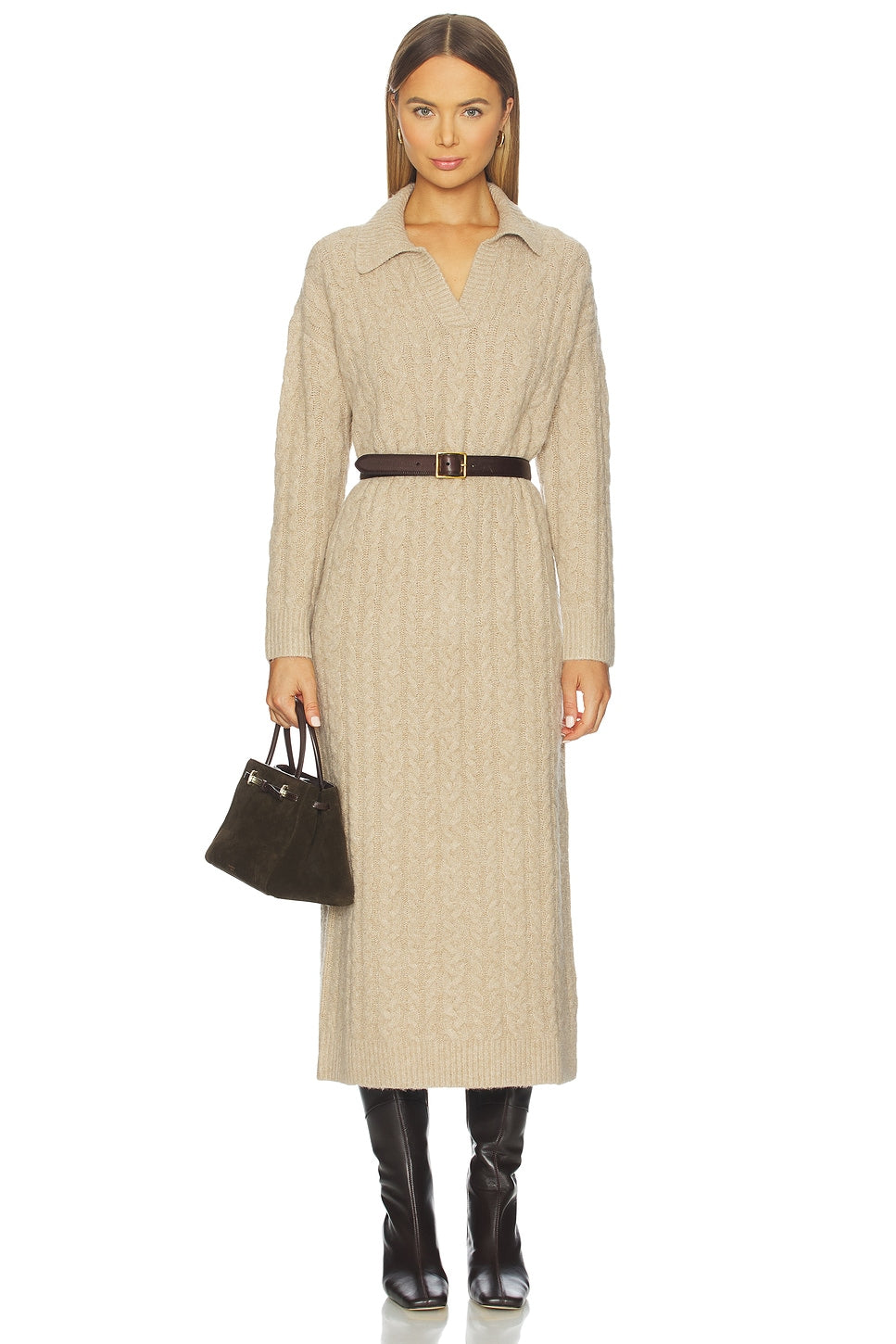 Emila Maxi Dress Line & Dot