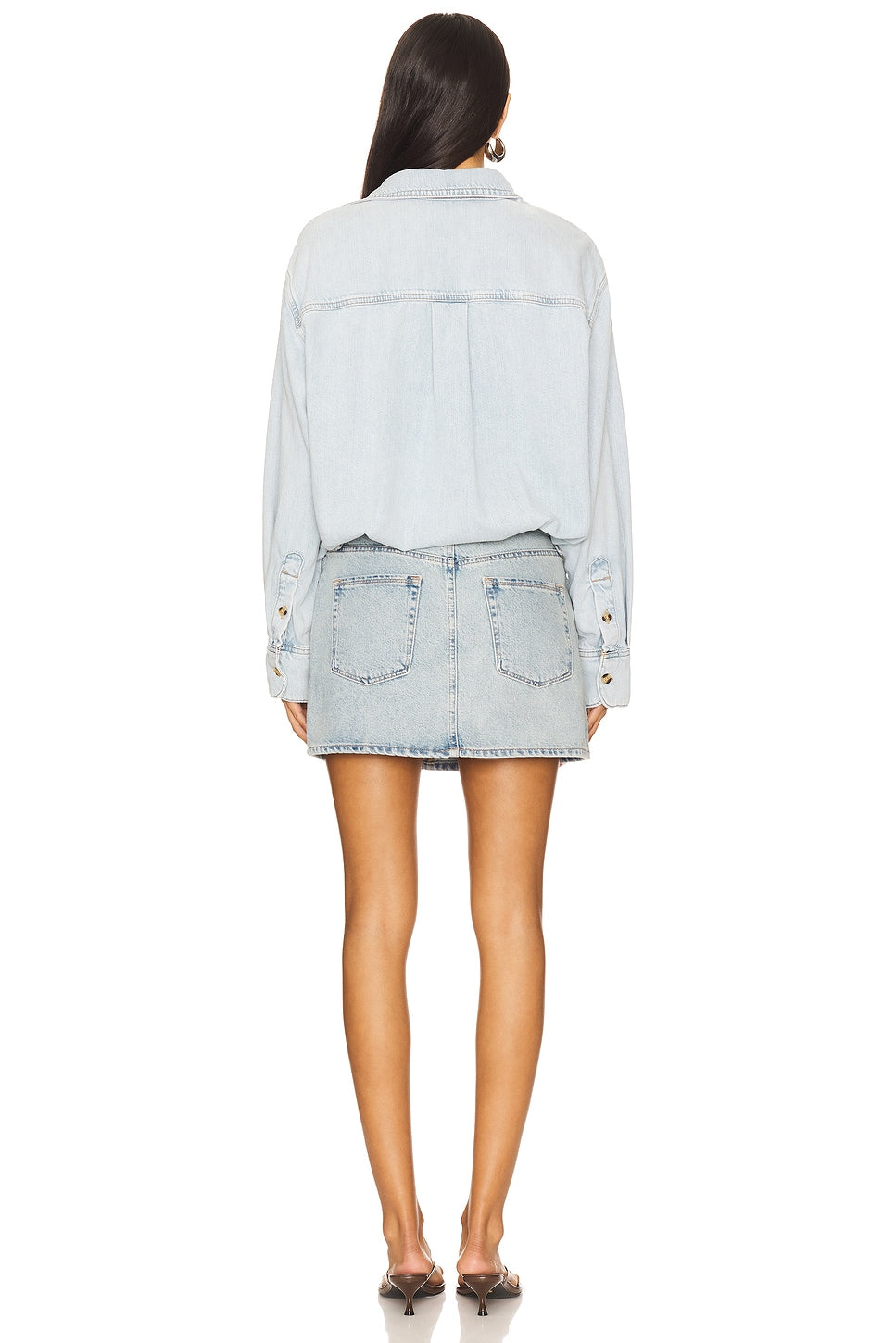 Denim Shirt Dress Good American