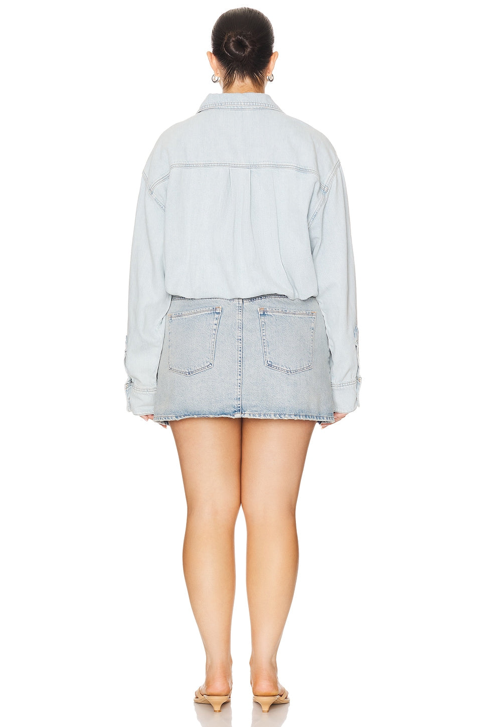 Denim Shirt Dress Good American