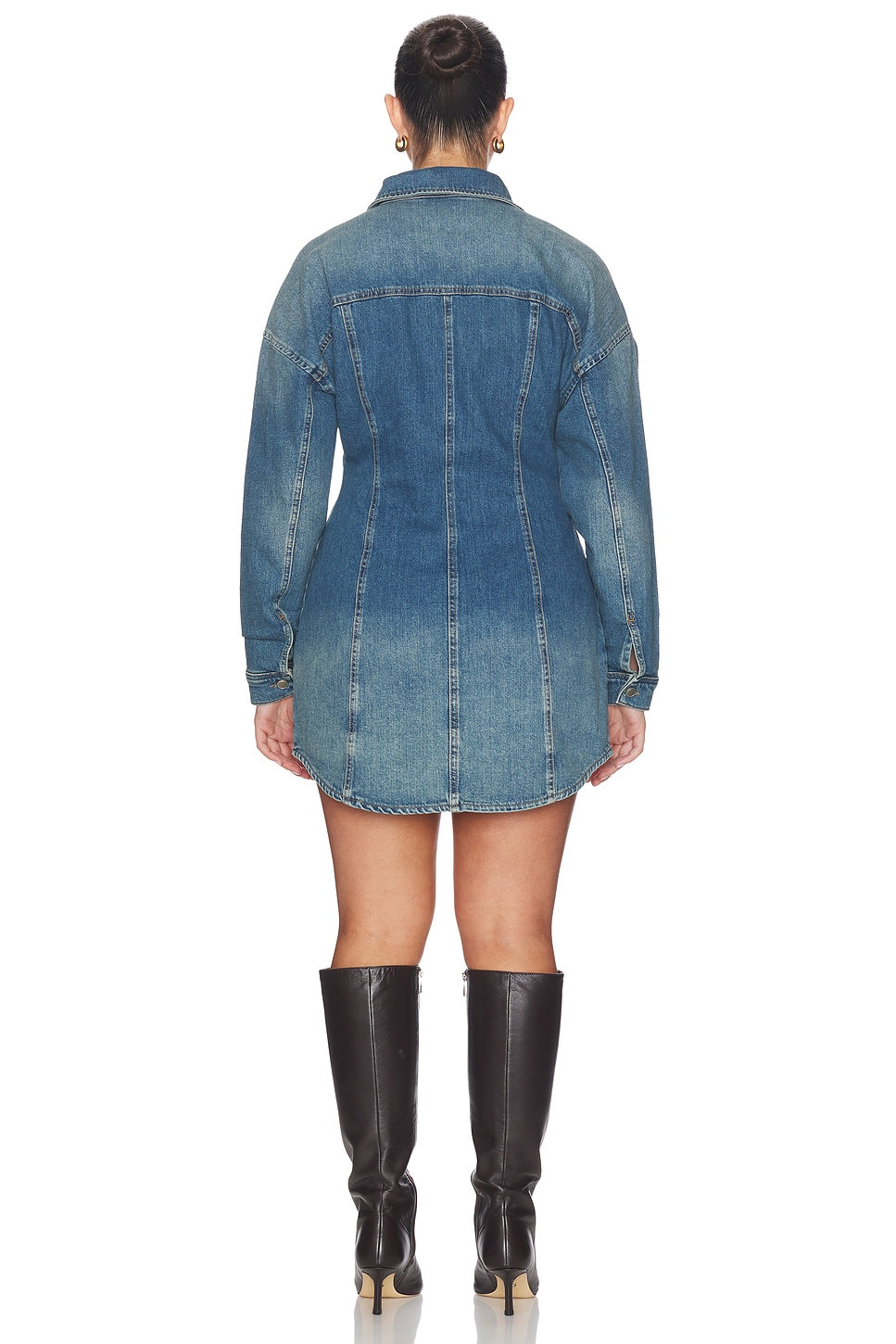 Shaped Denim Dress Good American