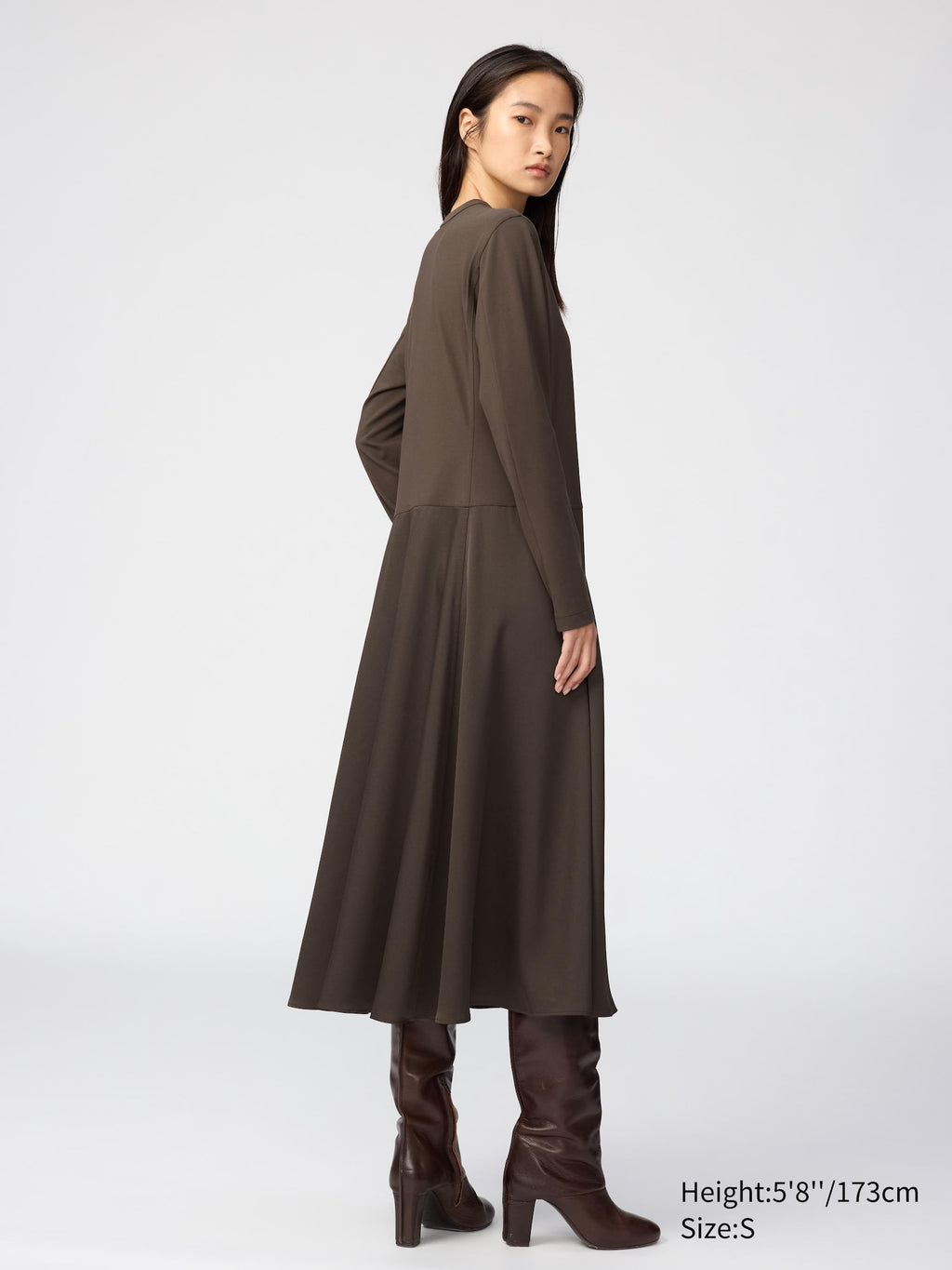 Satin Combination Dress
