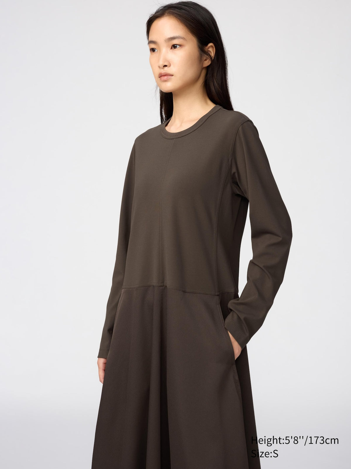 Satin Combination Dress