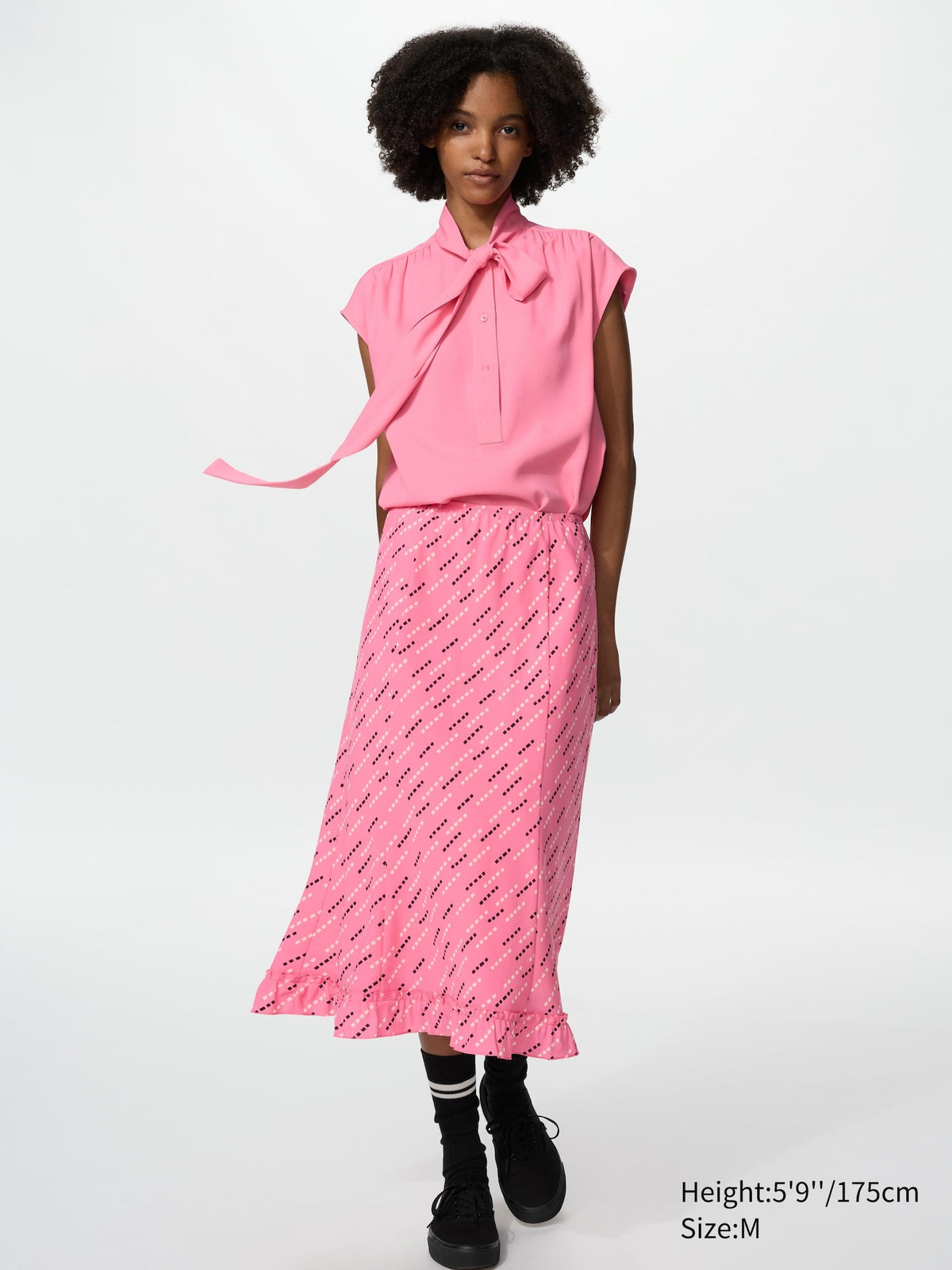 Flare Long Skirt | Print