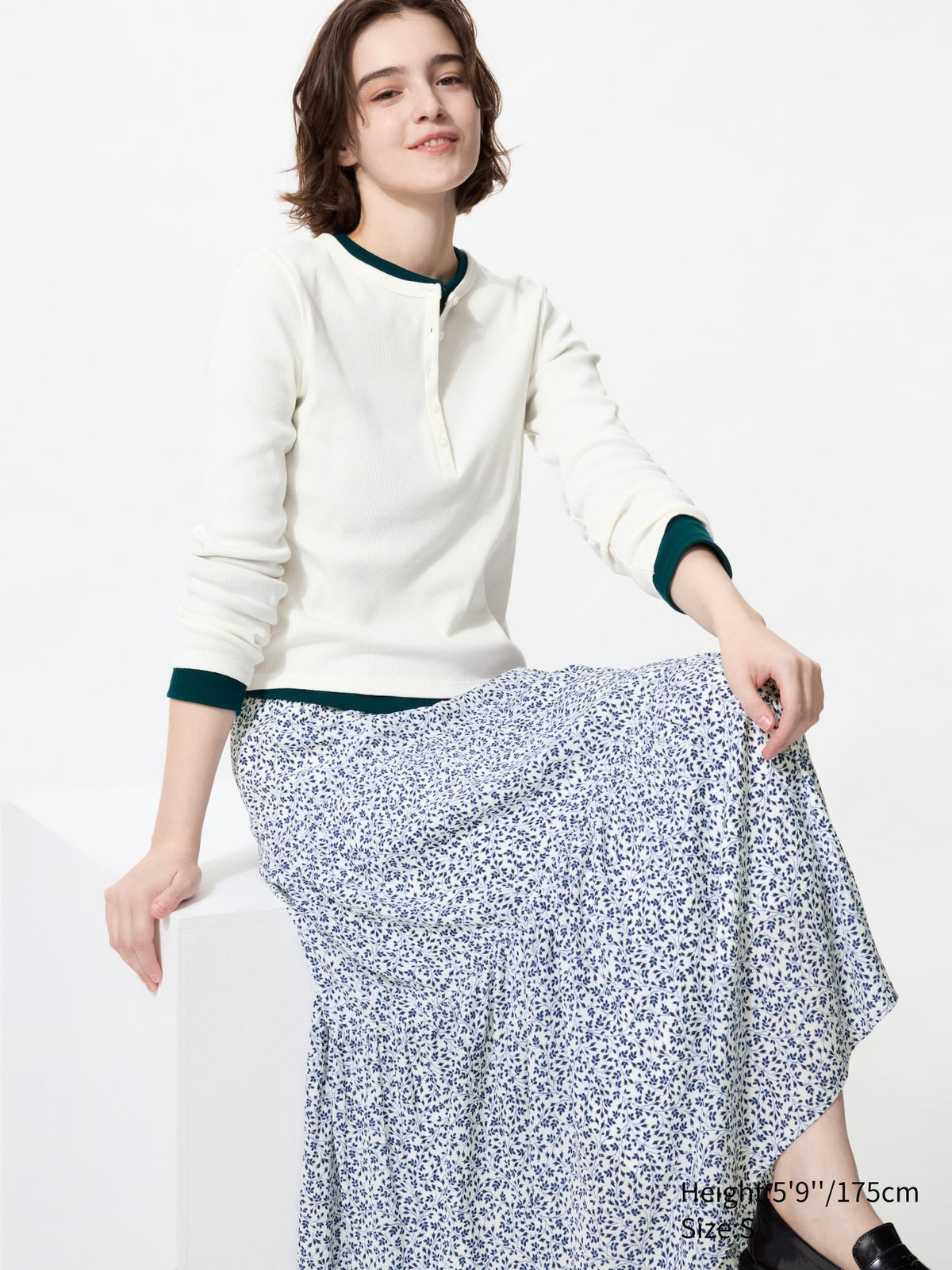 Tiered Maxi Skirt | Printed
